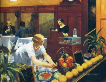  Hopper Pintura al %C3%B3leo - mesas para damas 1930 Edward Hopper